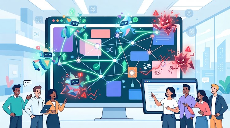 AI Agents Interacting with Enterprise Networks and Data