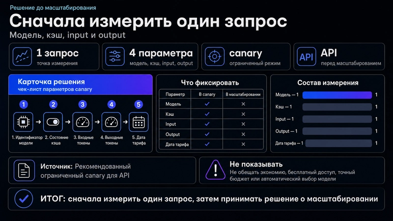 canary 卡片：模型、缓存、输入和输出 token