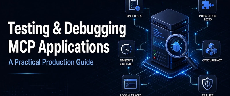 Cover image for Testing and Debugging MCP Applications: A Practical Production Guide