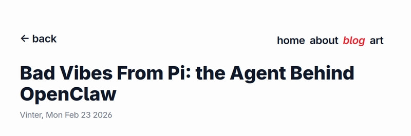 Pi agent extensions probable harm talk