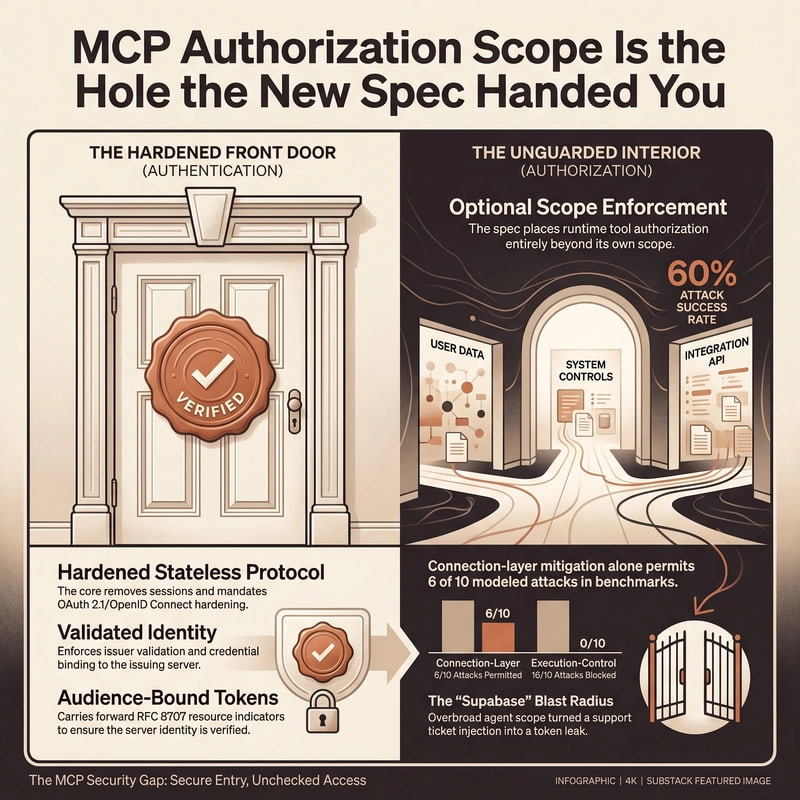 MCP Authorization Scope Is the Hole the New Spec Handed You