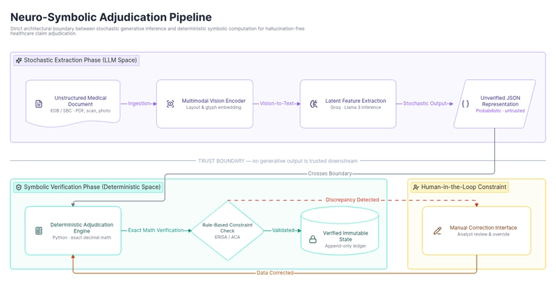 Neuro-Symbolic Trust Boundary Pipeline