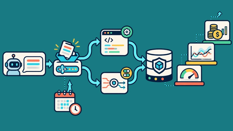 Capture first, then add quality, drift, and cost controls
