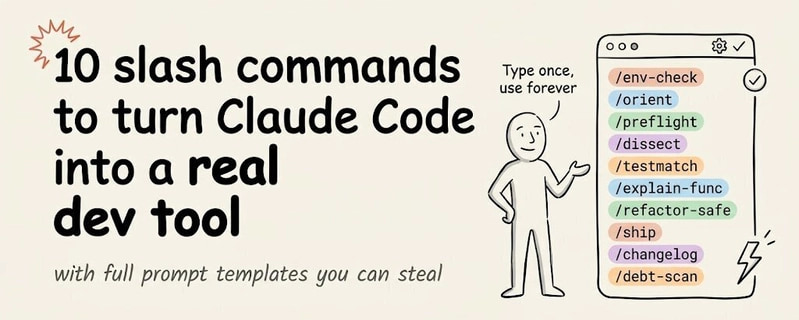 10 slash commands to use Claude Code like a power user: (full prompts ...