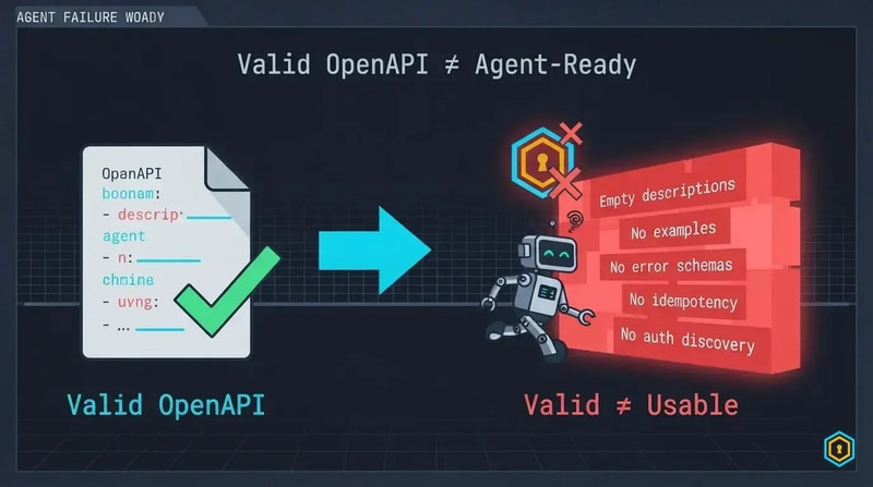 Valid OpenAPI ≠ Agent-Ready