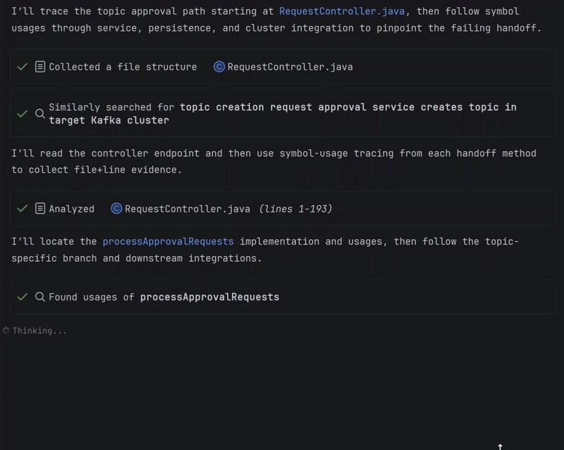 Explyt follows resolved symbol usages instead of matching similar strings