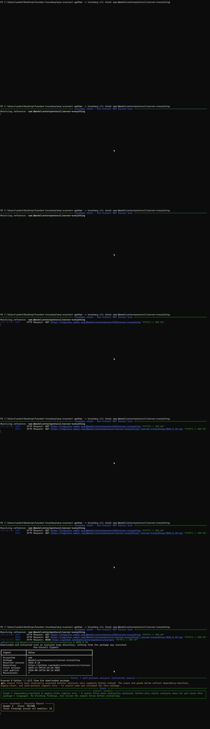 trustmcp demo