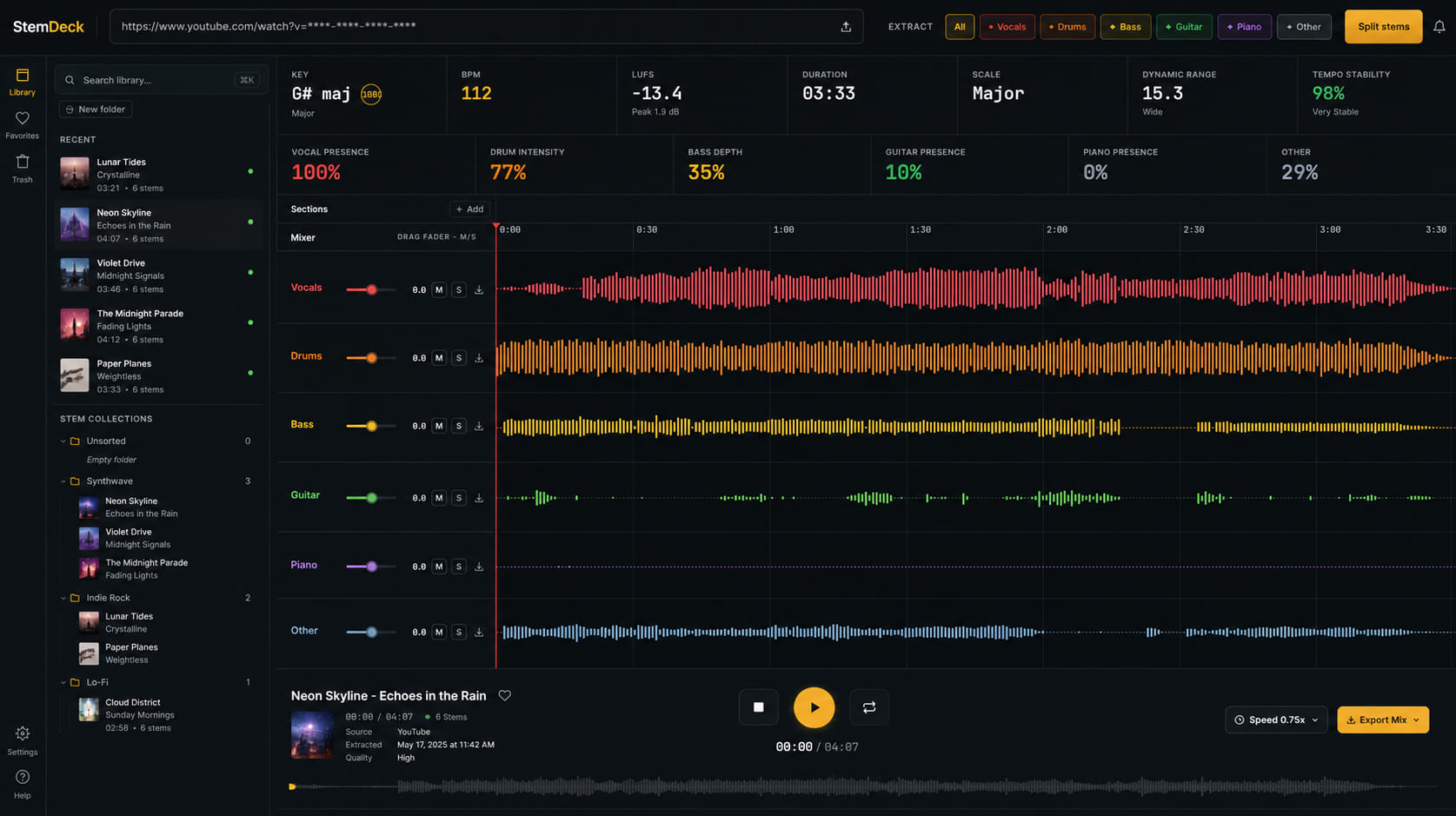 StemDeck screenshot