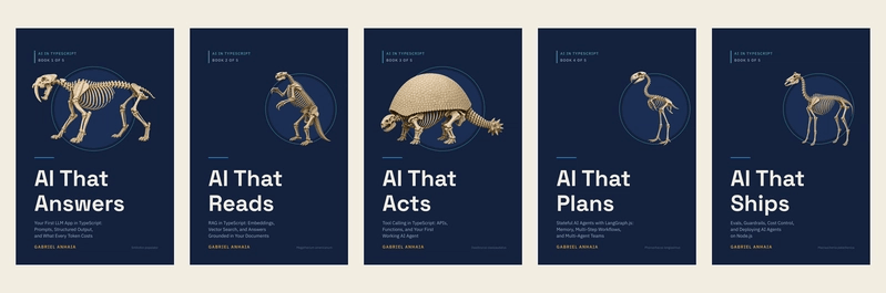 AI in TypeScript — the five-book series