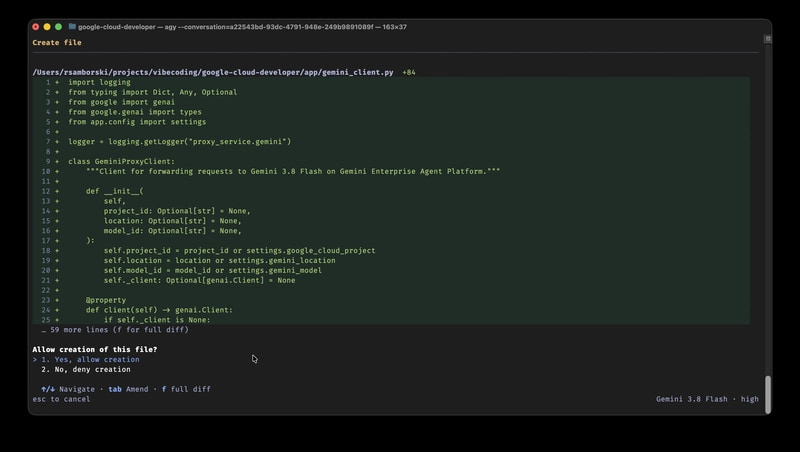 Scaffolding code with official SDK syntax