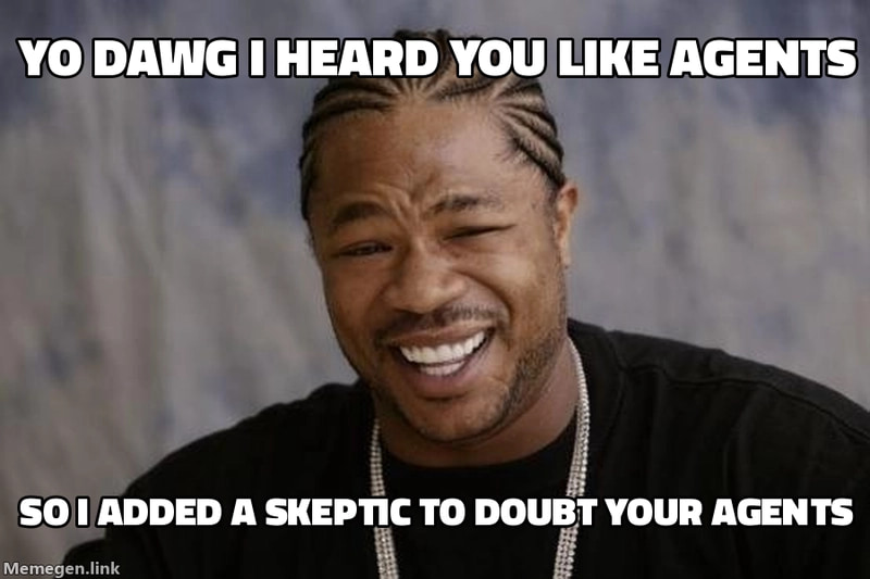the skeptic doing its one job