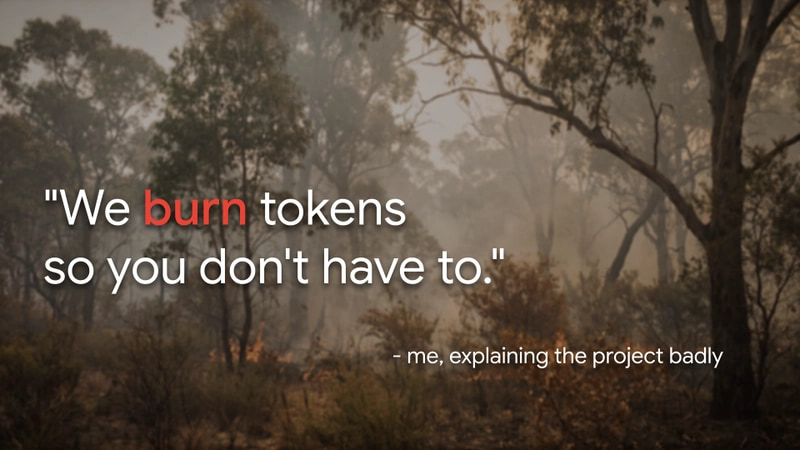 我们烧 token，你们不用烧。