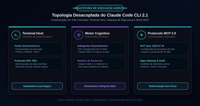 Claude Code CLI 2.1 的解耦拓扑