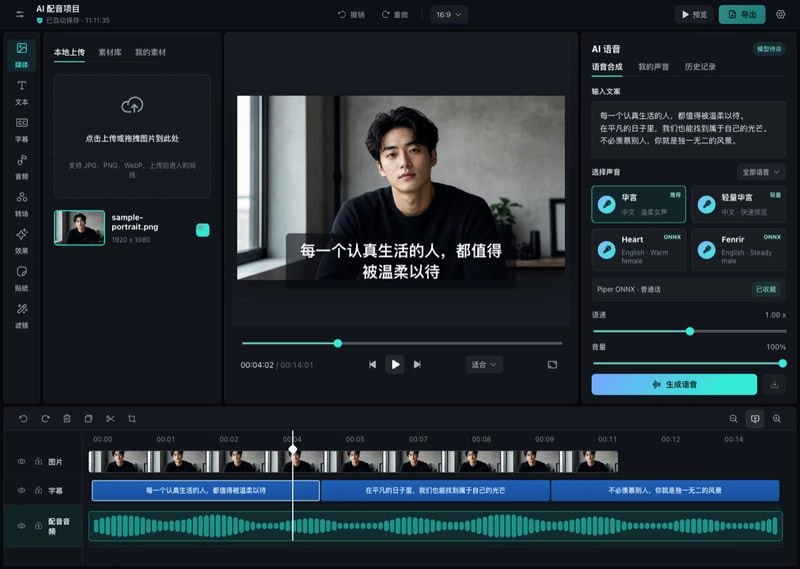 Timeline Studio multitrack editor