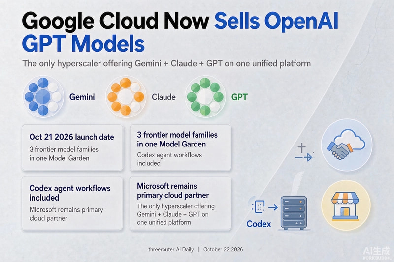 Google Cloud 将在统一平台提供 Gemini、Claude 和 GPT