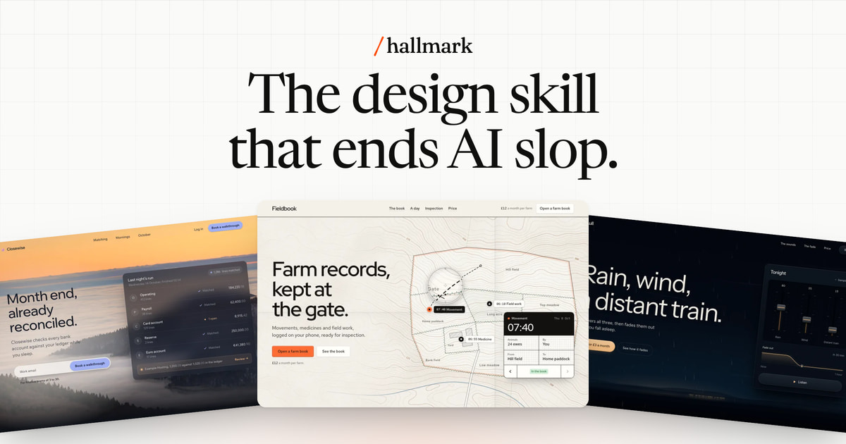 Hallmark 的设计主题与页面效果展示