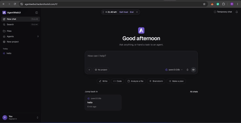 AgentWebUI 在代码差异旁显示 Allow 和 Deny 审批按钮